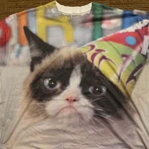 Grumpy Cat Shirt XXL big print